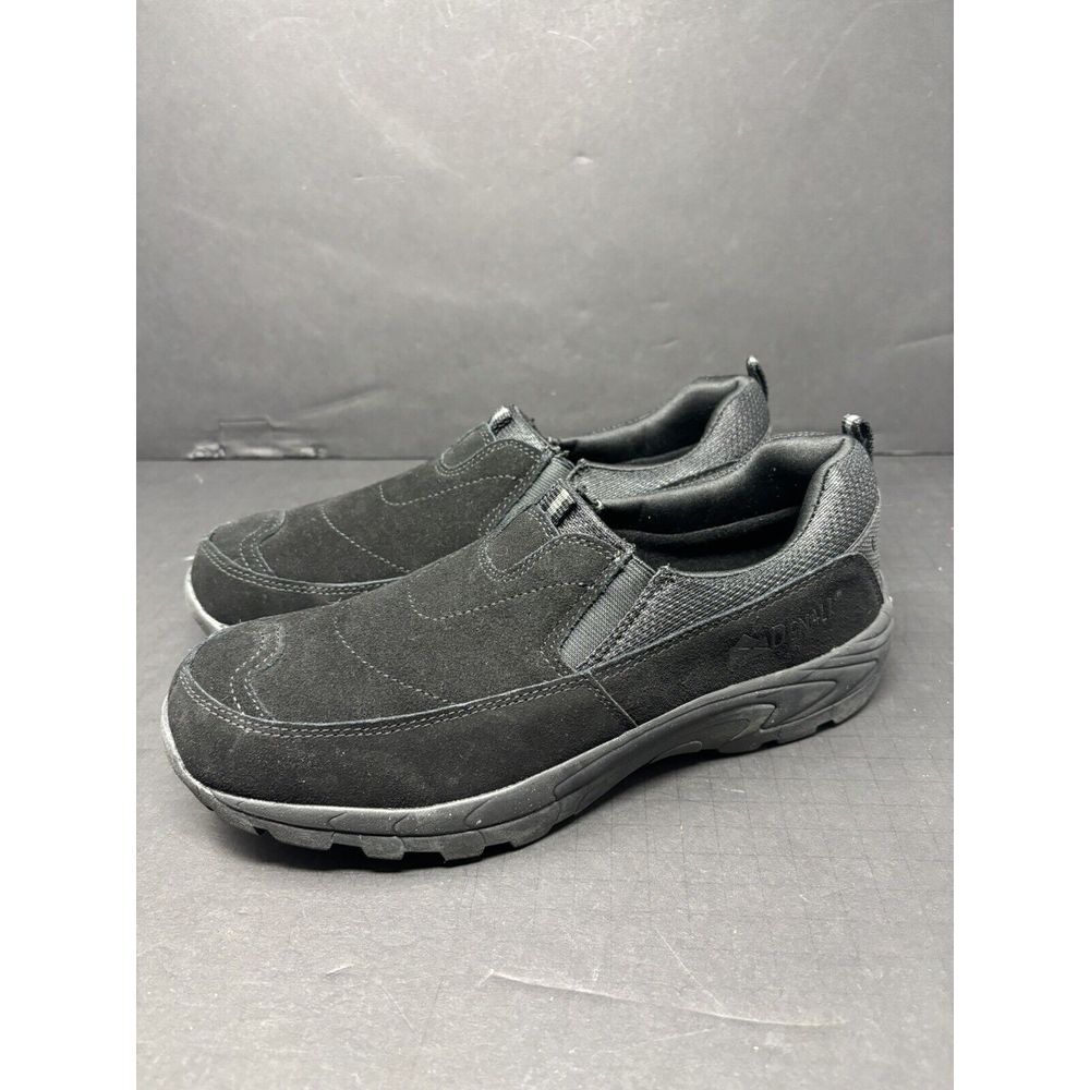 DENALI Black Suede Leather Slip On Casual Shoes Mens‎ Size Size US 9.5